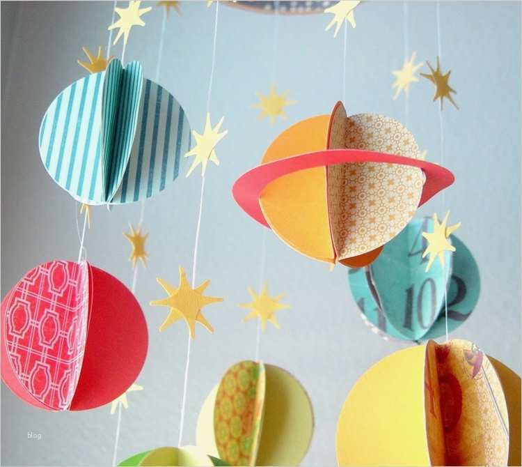 Baby Mobile Selber Basteln Vorlagen Wunderbar Baby Mobile Selber Basteln Aus Papier Ideen Und Anleitung
