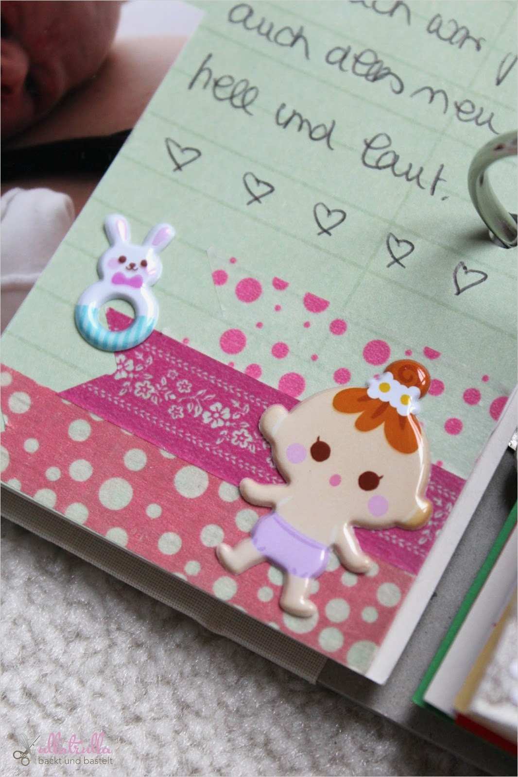Babyalbum Gestalten Vorlagen Gut Ullatrulla Backt Und Bastelt Diy Babyalbum Selber
