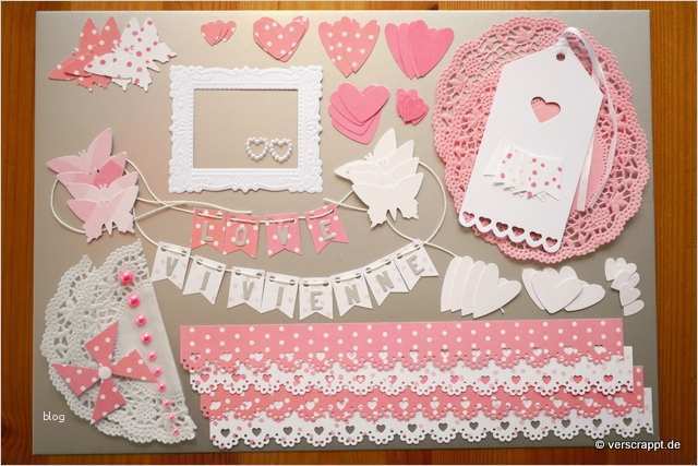 Babyalbum Gestalten Vorlagen Wunderbar Taufalbum „vivienne“ Mit Weißen Seiten Und Embellishment