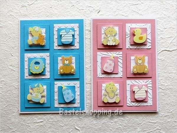 Babykarten Basteln Vorlagen Elegant Babykarten Basteln Babykarte Für Einen Junge Und Ein Mädchen