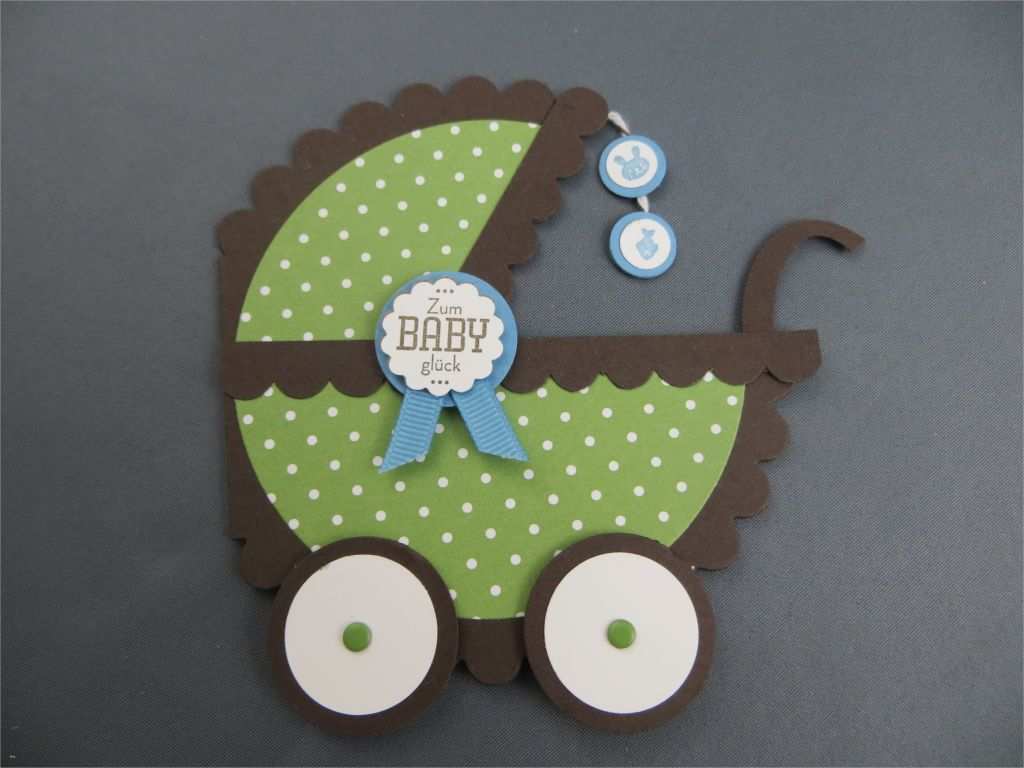 Babykarten Basteln Vorlagen Luxus Stampin‘ Up Babykarte