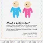 Babysitter Flyer Vorlage Bewundernswert Die Besten 25 Flugblatt Babysitten Ideen Auf Pinterest