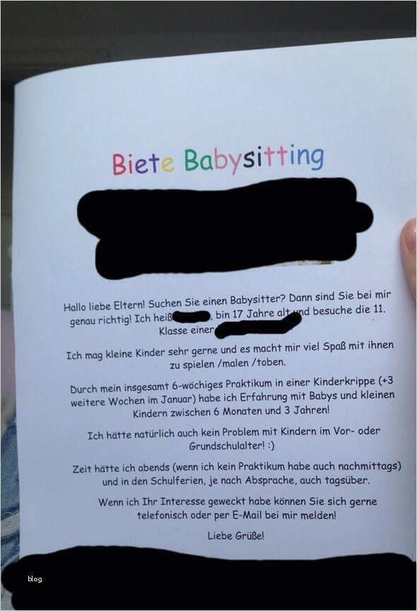 Babysitter Flyer Vorlage Erstaunlich Babysitting Aushang Kann Ich Das so Aushängen Deutsch