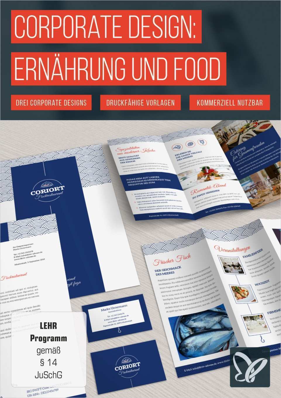 Bäckerei Flyer Vorlagen Erstaunlich Vorlagen Visitenkarten Flyer & Co Für Restaurant Café