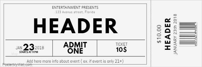 Band Flyer Vorlagen Schön Schwarz Und Weiß Kostenlose Konzert event Ticket Vorlage