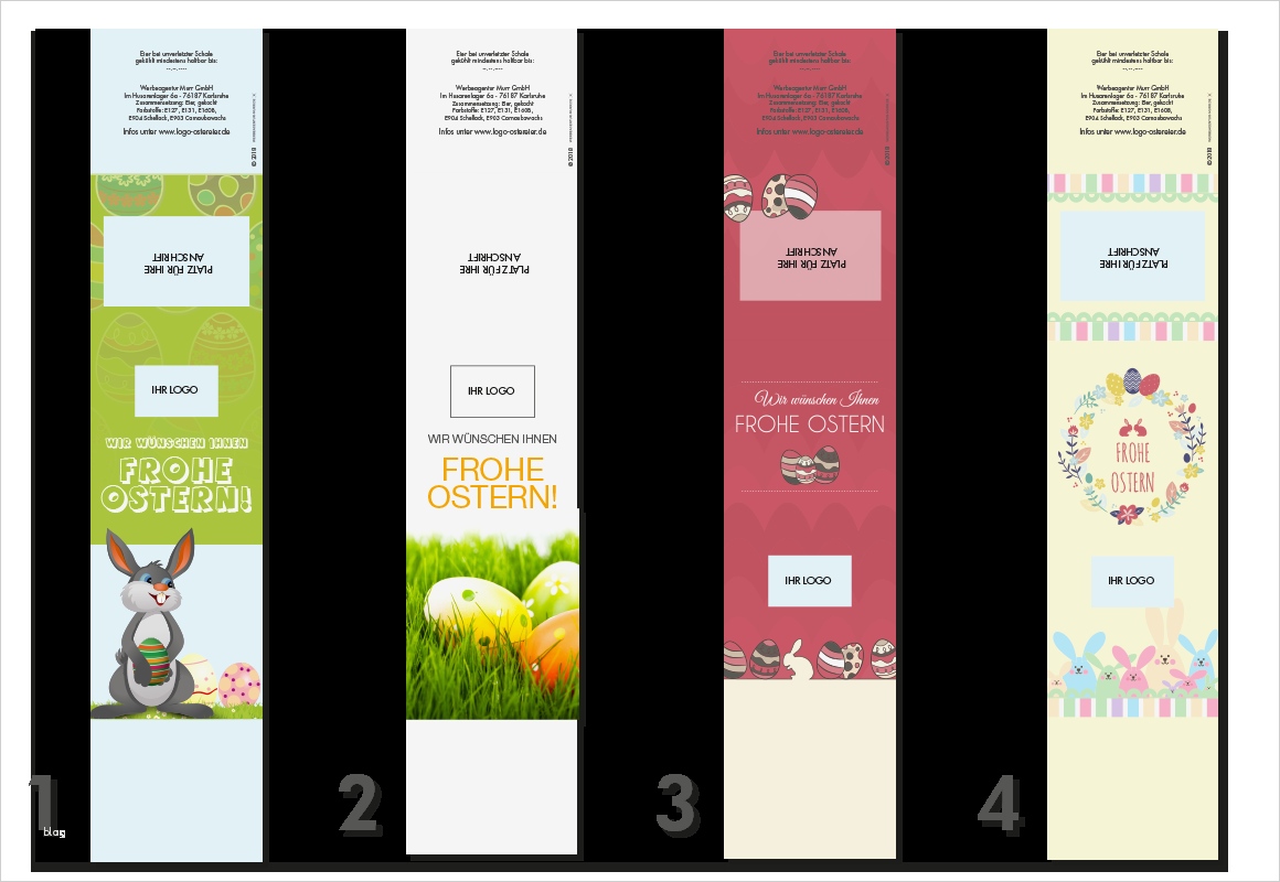 Banderolen Vorlagen Hübsch Verpackung Und Versand