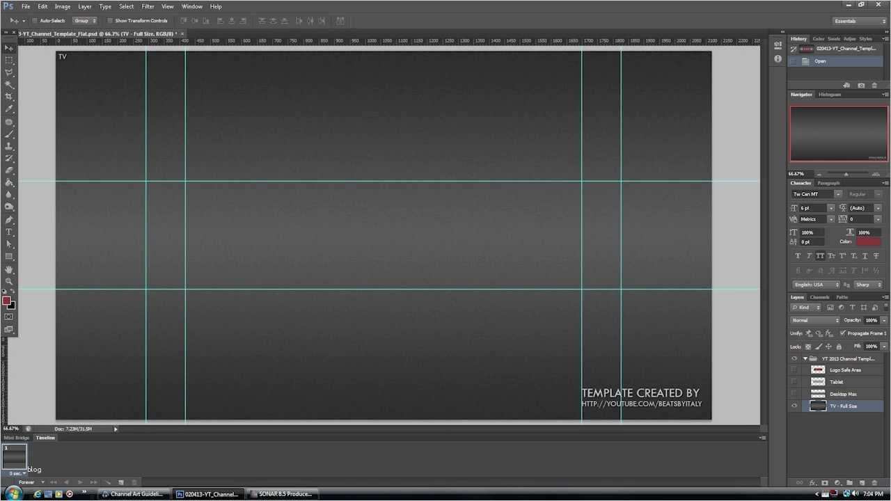 Banner Vorlage Bewundernswert New Youtube Channel Design Banner Layout Psd Template 2013