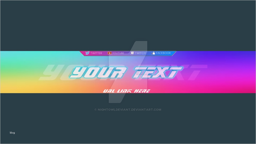 Banner Vorlage Einzigartig Youtube Banner Template