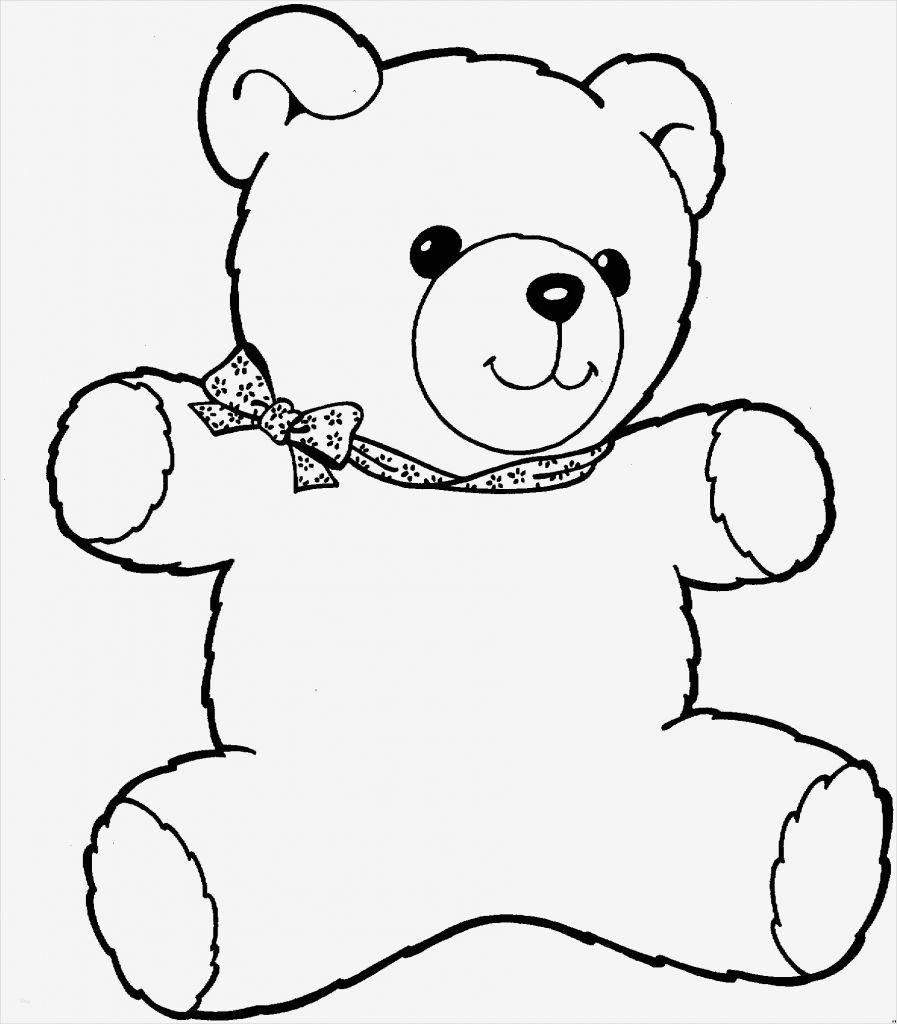 Bär Vorlage Schön Teddybaer 4 Ausmalbild & Malvorlage Kinder - Vorlage