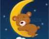 Bär Vorlage Schönste Baby Bär Cartoon Schlafen Auf Dem Mond
