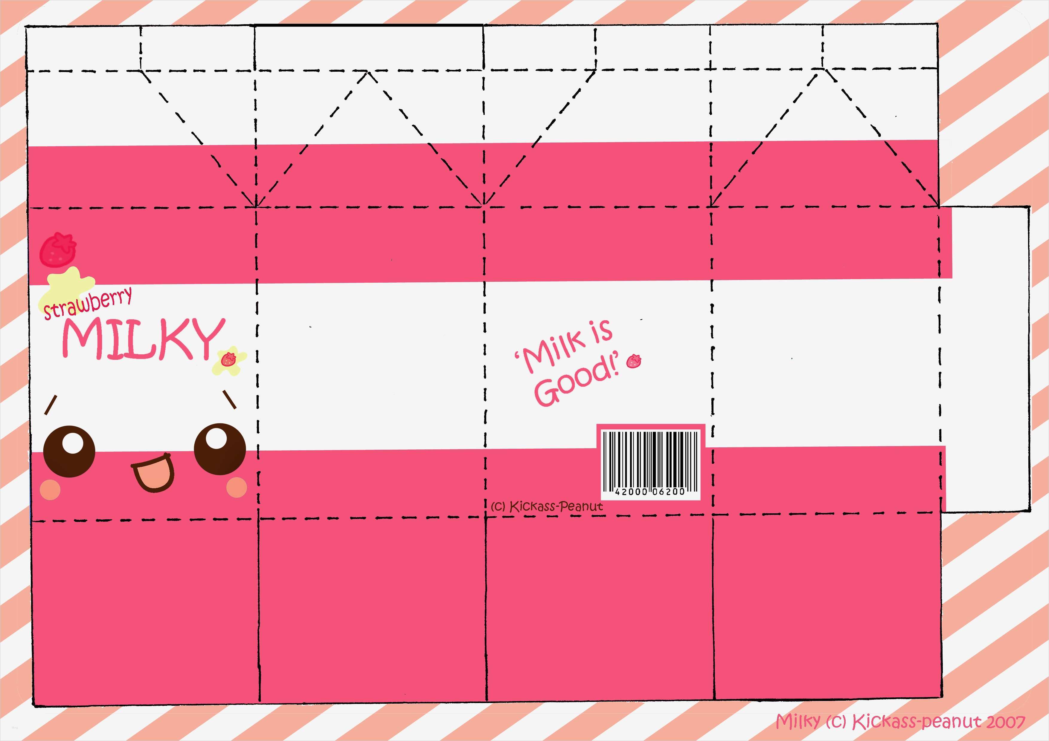 Bastel Vorlagen Fabelhaft Milk Papercraft