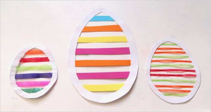 Basteln Für Ostern Vorlagen Schön Ostereier Basteln Aus Papier