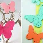 Basteln Mit Filz Vorlagen Erstaunlich Schmetterlinge Mit Kindern Basteln Einfache Anleitungen