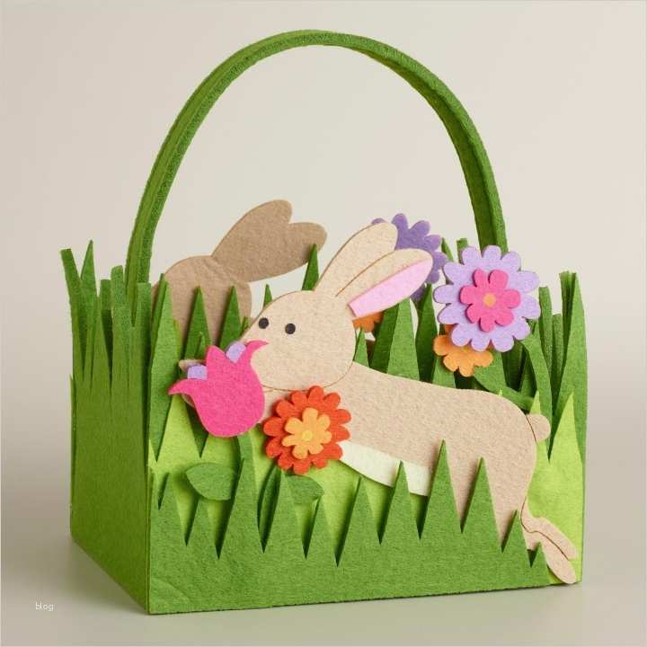 Basteln Mit Filz Vorlagen Genial Osterkörbchen Basteln 25 Süße Ideen