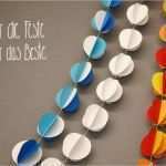 Basteln Mit Filz Vorlagen Großartig Papierbällchengirlande Basteln