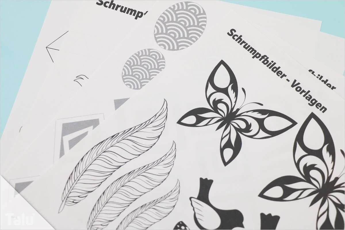 Basteln Mit Filz Vorlagen Gut Basteln Mit Schrumpffolie Anleitung Diy Ideen