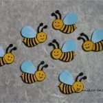 Basteln Mit Kindern Frühling Vorlagen Angenehm Bienen Basteln Vorlagen