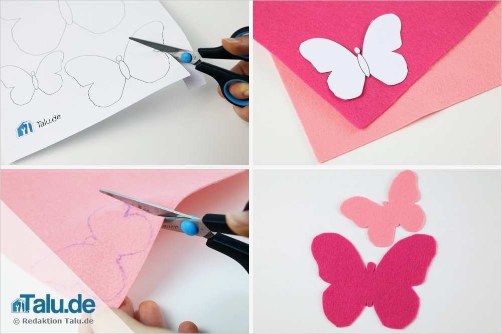 Basteln Mit Kindern Frühling Vorlagen Elegant Schmetterlinge Basteln Raum Und Möbeldesign Inspiration