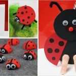 Basteln Mit Kindern Frühling Vorlagen Wunderbar Marienkäfer Basteln Mit Kindern Anleitung Mit Vorlage