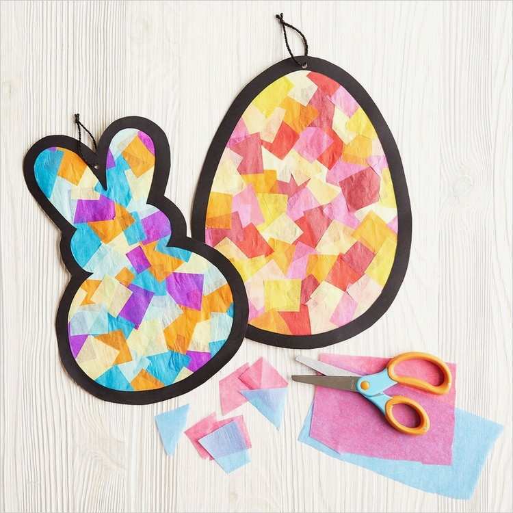 Basteln Mit Transparentpapier Vorlagen Cool Basteln Zu Ostern Mit Kindern Wundervolle Ideen Für