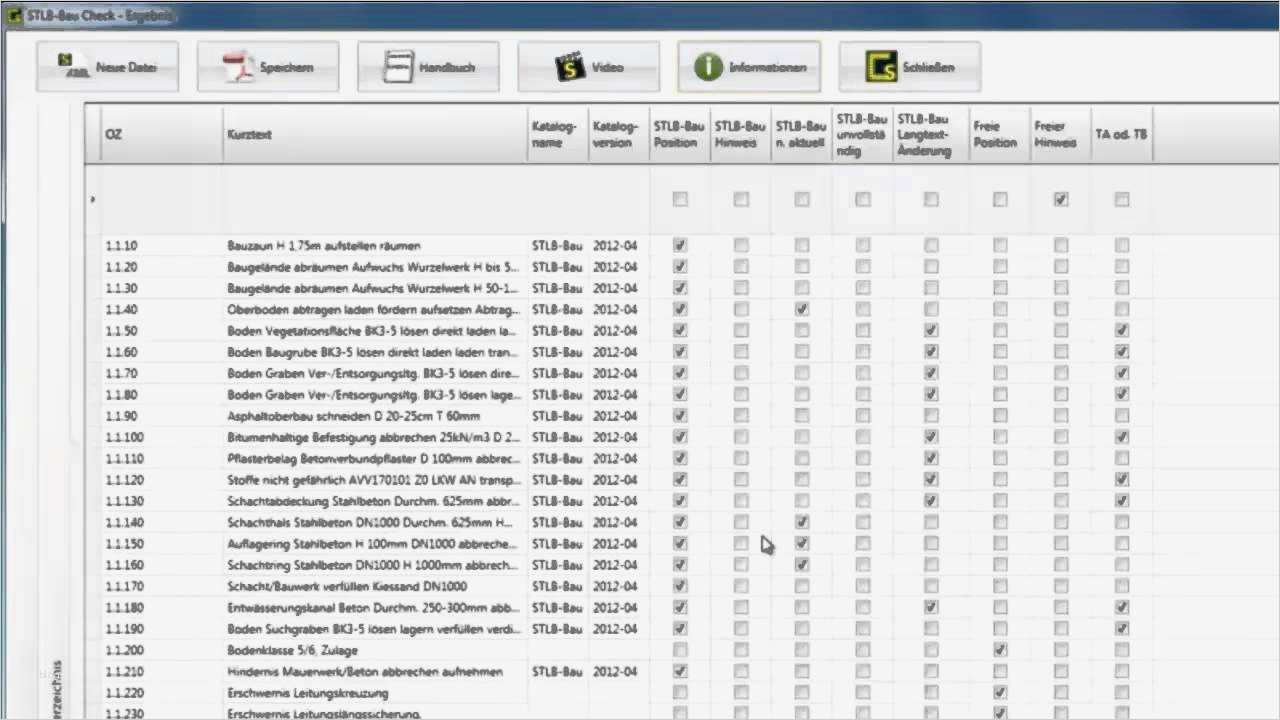 Baubuch Vorlage Genial Stlb Bau Ausschreibungstexte Stlb Bau Check