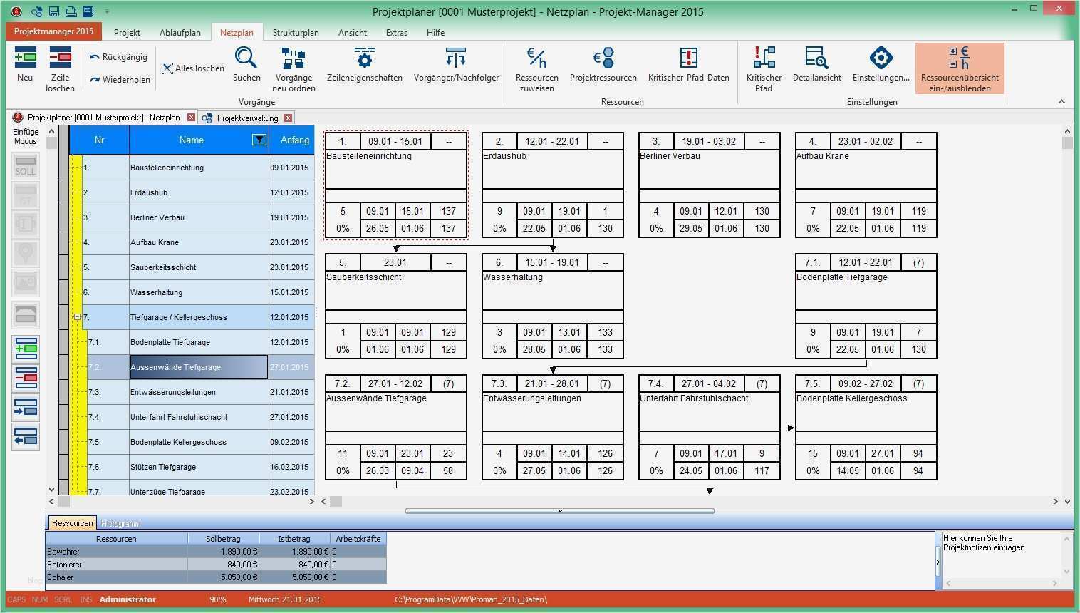 Bauzeitenplan Vorlage Großartig Projektmanager software Programm Bauzeitenplan Wesa