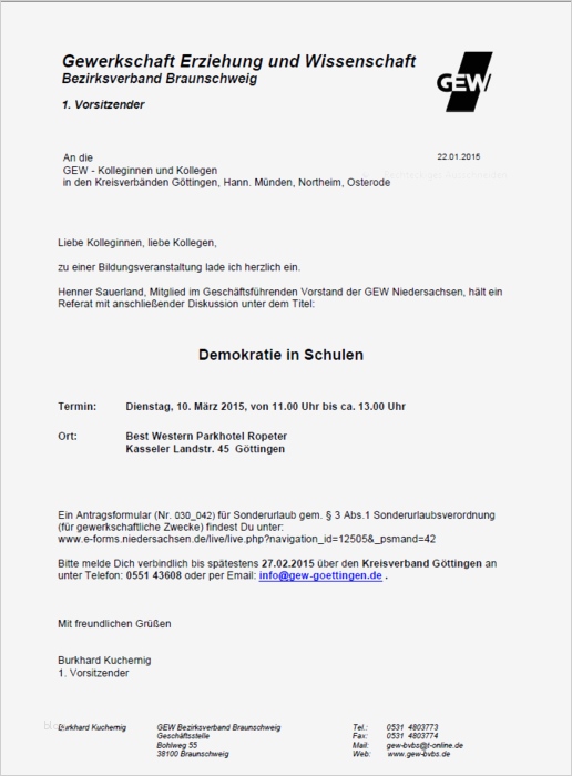 Befreiung Vom Unterricht Vorlage Hübsch Freistellung Vom Unterricht Vorlage