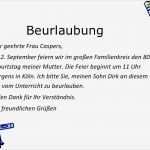 Befreiung Vom Unterricht Vorlage Schön Briefe