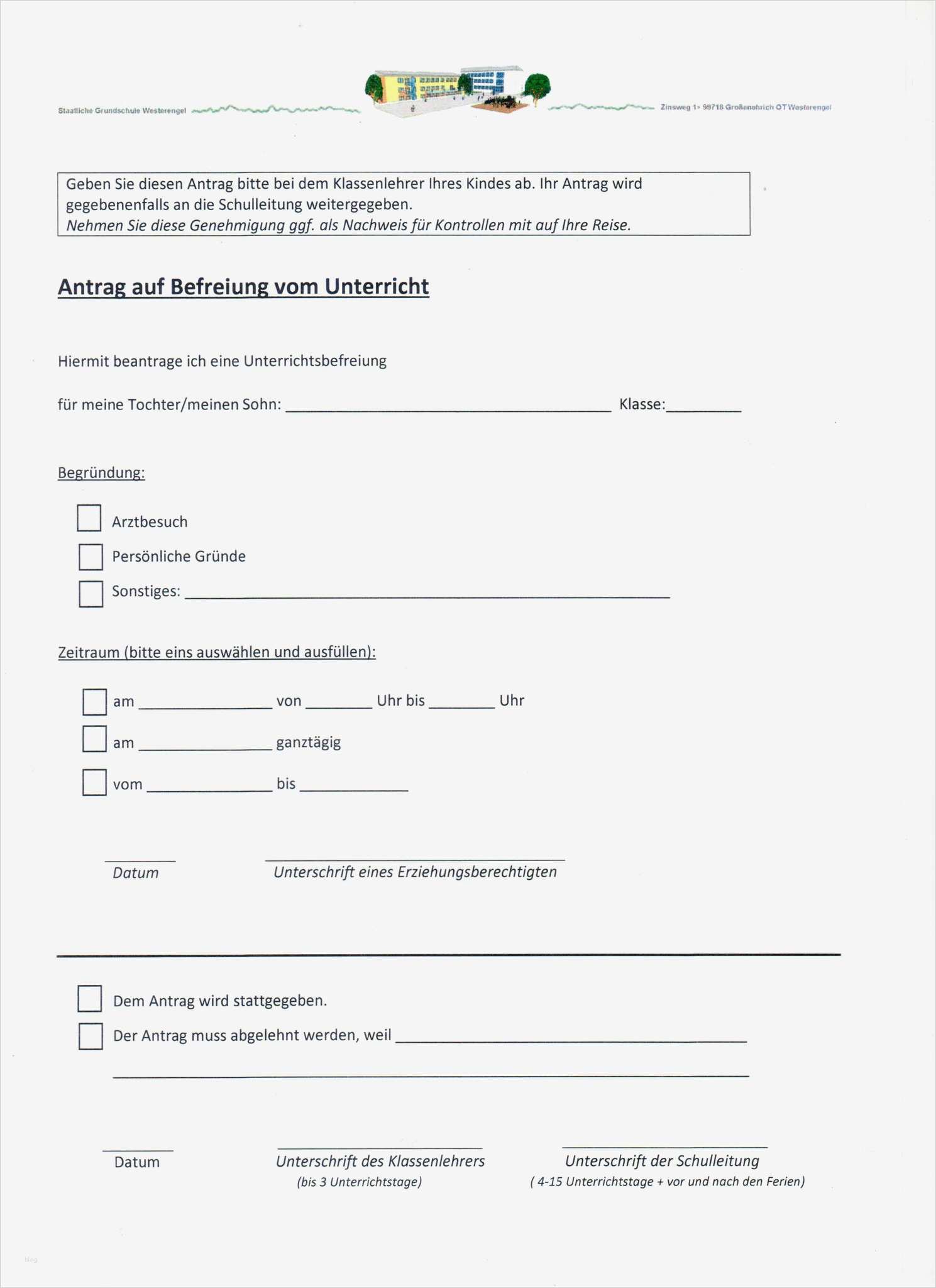 Nett Antrag Auf Freistellung Formular Fotos Bilder für