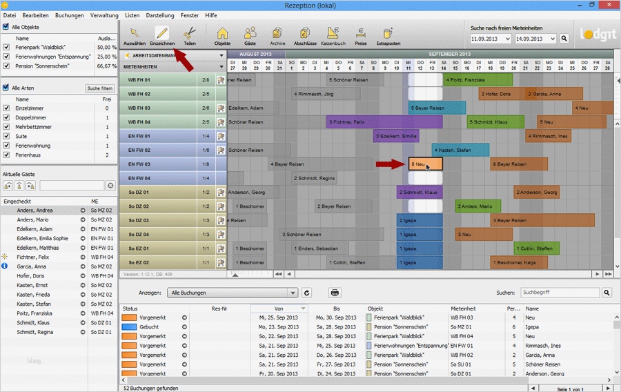 Belegungsplan Excel Vorlage Kostenlos Inspiration software Für Hotels Pensionen Hostels Ferienhäuser