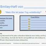 Belohnungstabelle Kinder Vorlage Erstaunlich Materialwerkstatt Ein Smileyheft Zur Vollständigkeit Des Etui