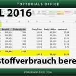 Benzinverbrauch Excel Vorlage Wunderbar Benzinverbrauch Berechnen Excel toptorials