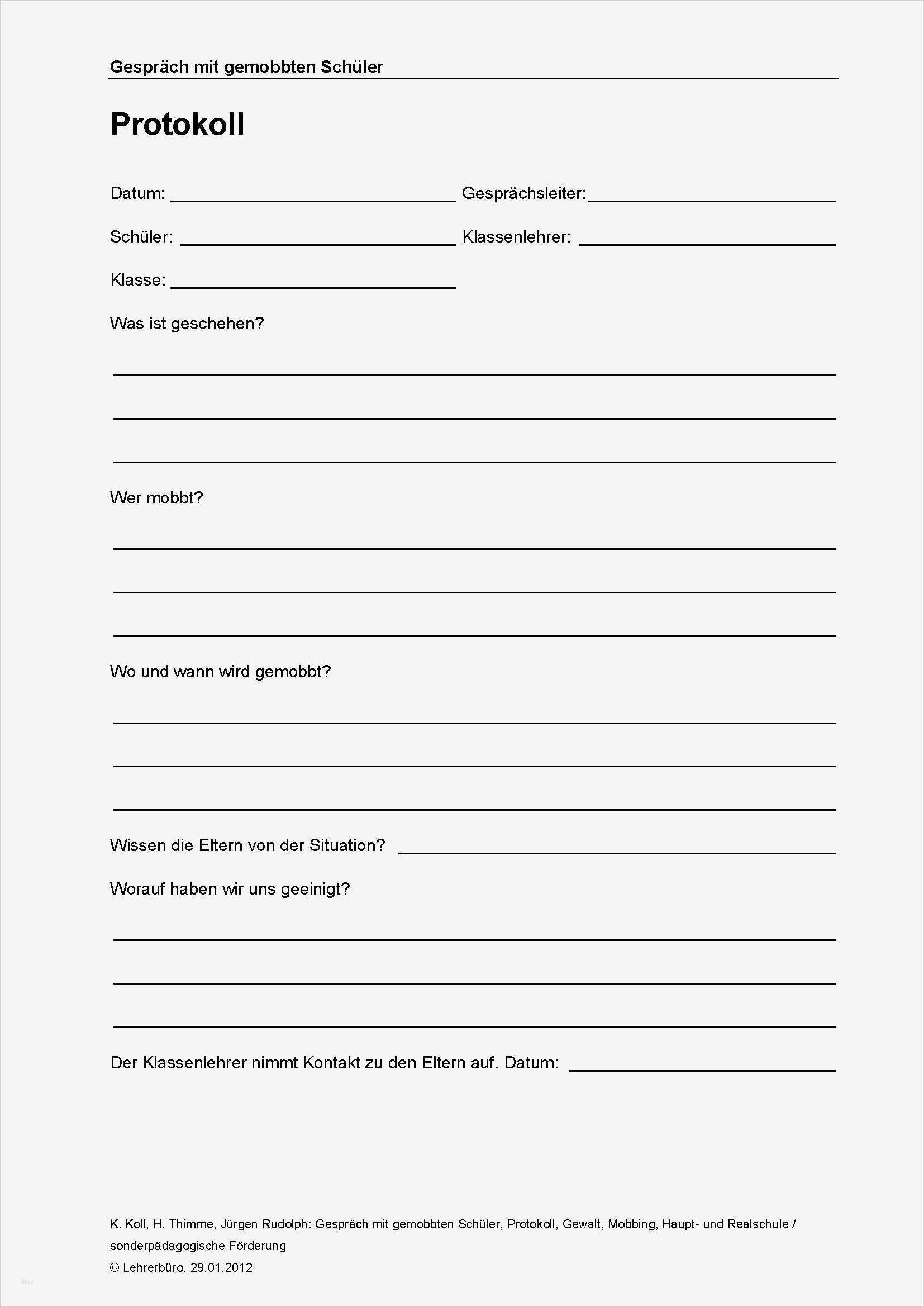 Beobachtungsprotokoll Vorlage Erstaunlich Schwerpunkte · Lehrerbüro