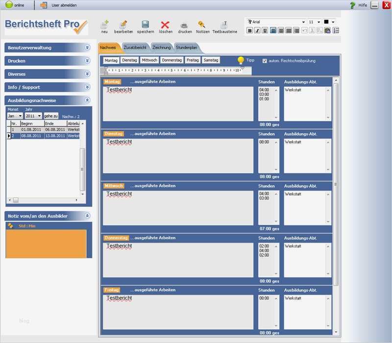 Berichtsheft Am Pc Schreiben Vorlage Erstaunlich Berichtsheft Sport Und Fitnesskaufmann Vorlage