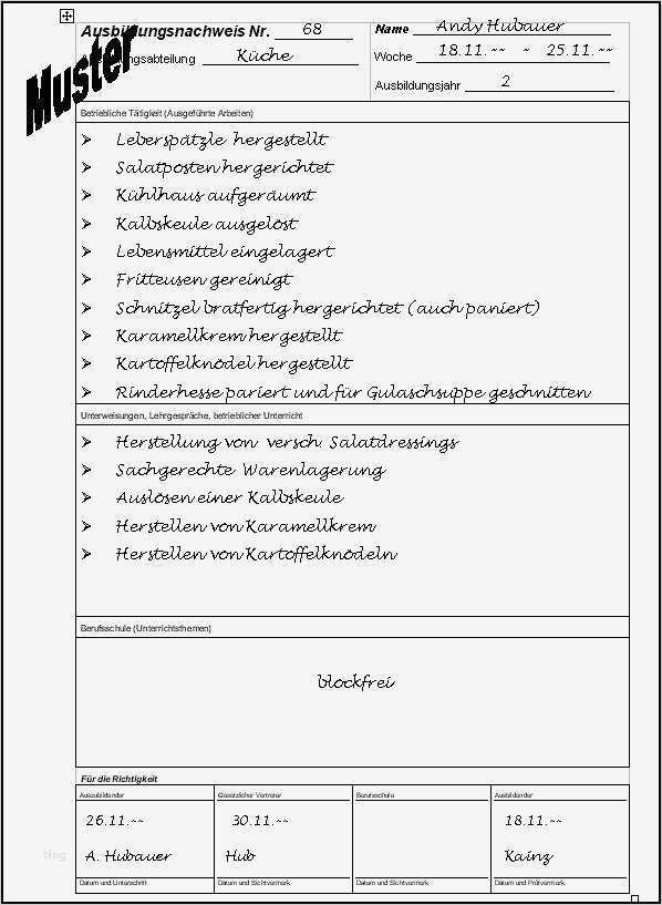 Berichtsheft Ausbildung Vorlage Elegant Ausbildungsnachweis Ihk Vorlage – Kostenlos Vorlagen