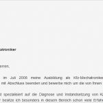 Berichtsheft Kfz Mechatroniker Vorlage Angenehm Kfz Mechatroniker Anschreiben Muster