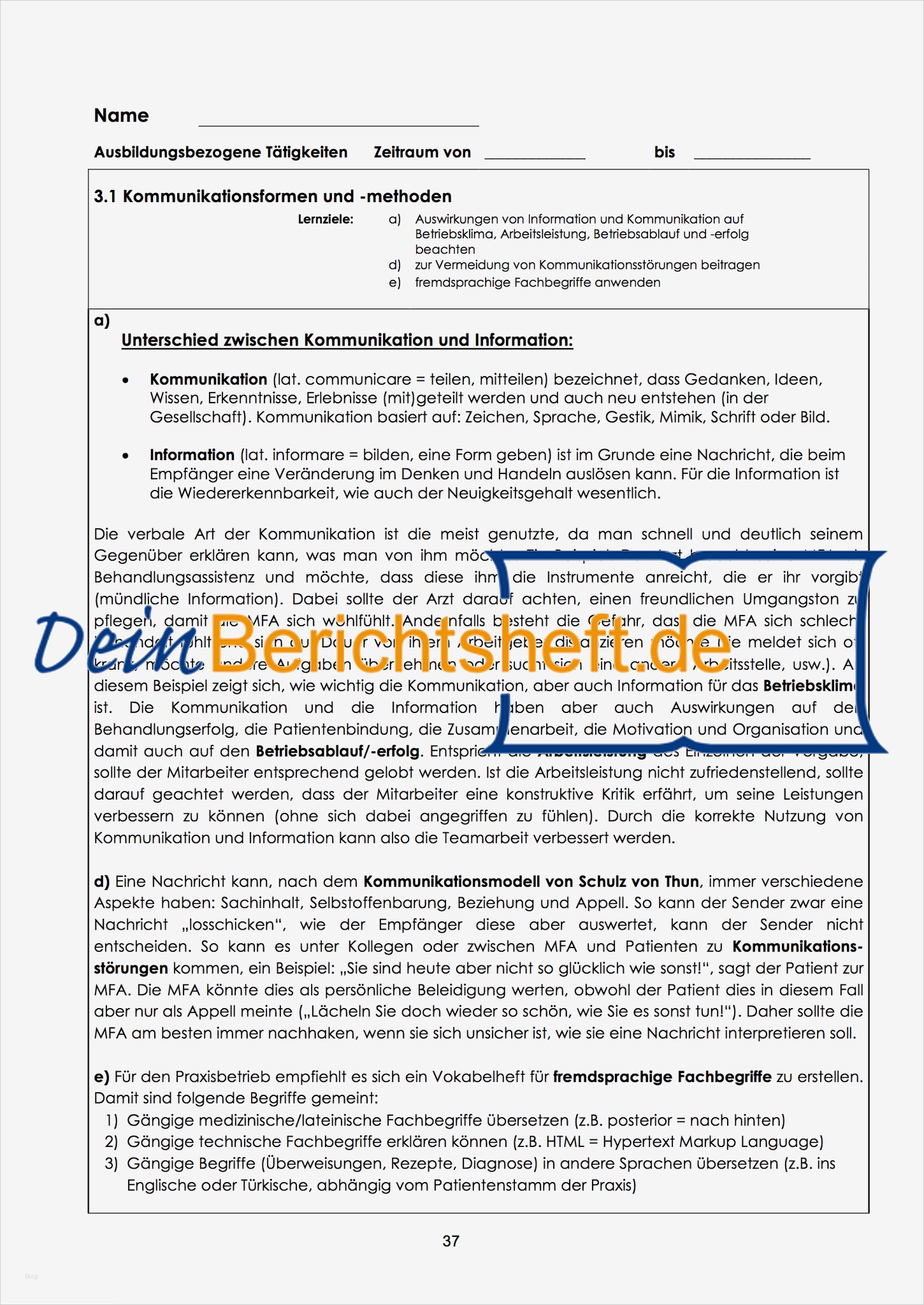 Berichtsheft Kfz Mechatroniker Vorlage Fabelhaft Berichtsheft Mfa Download