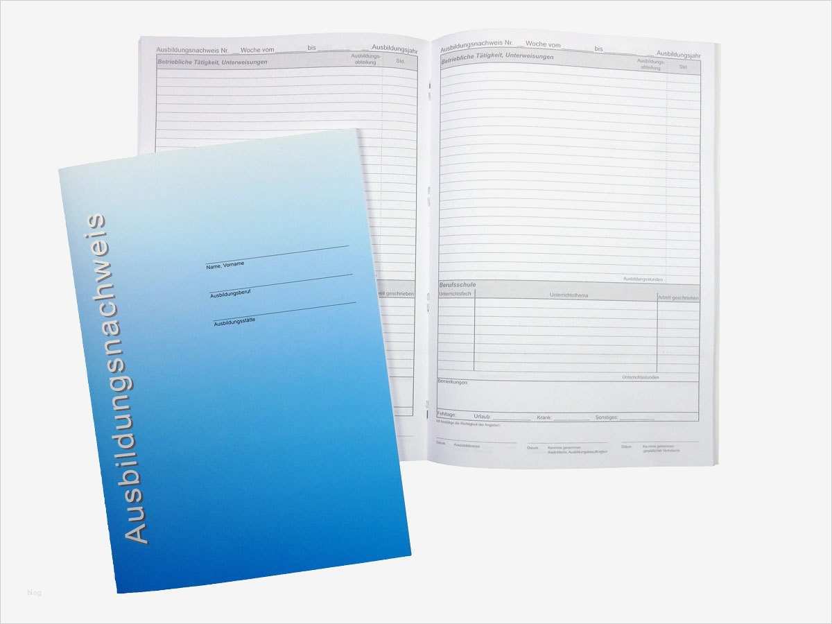 Berichtsheft Koch Vorlage Beste Berichtsheft Für Wöchentliche Eintragungen Seibert Verlag