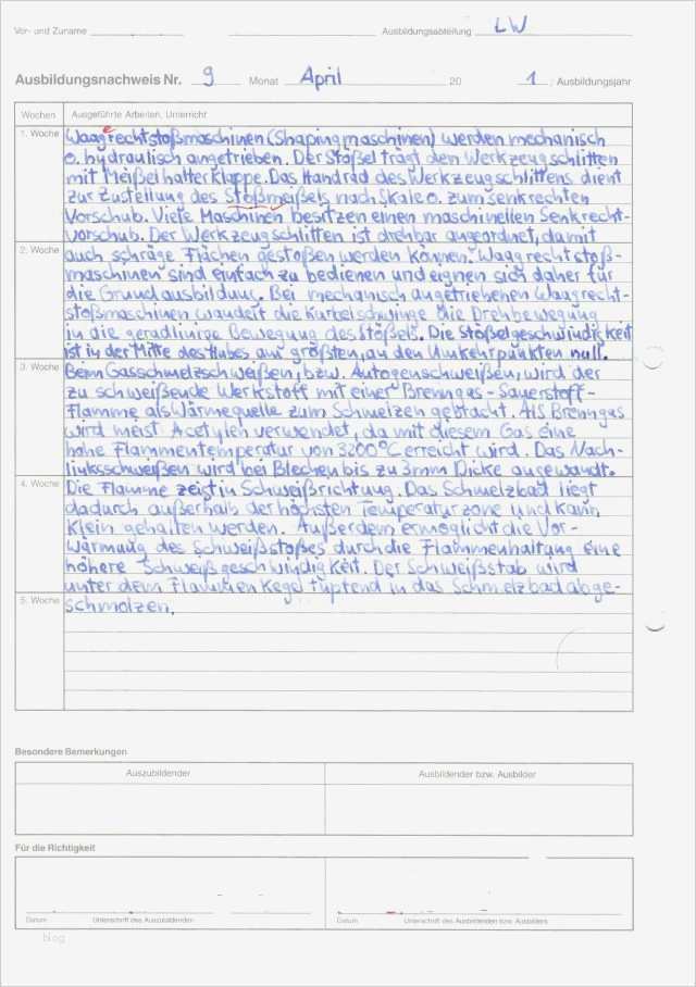 Berichtsheft Mfa Vorlage Cool Fantastisch Ausbildungsnachweis Fotos Bilder Für Das