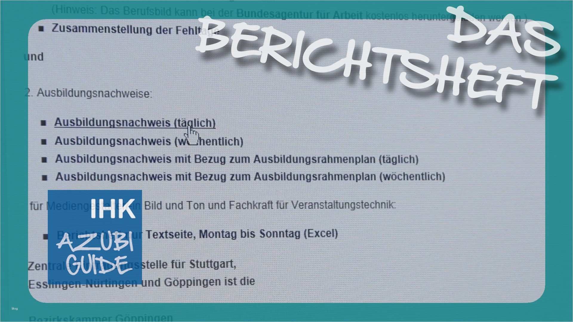 Berichtsheft Vorlage Einzelhandel Cool Berichtsheft Tutorial