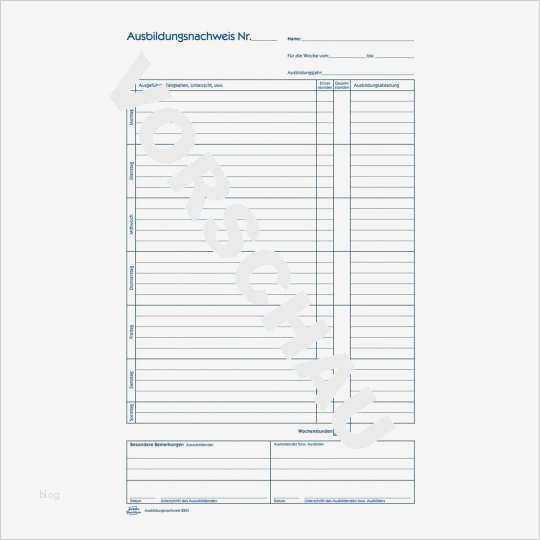 Berichtsheft Vorlage Ihk Download Best Of Ausbildungsnachweis 2831