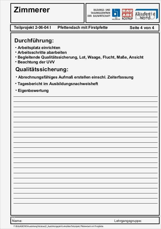 Pfettendach mit Firstpfette