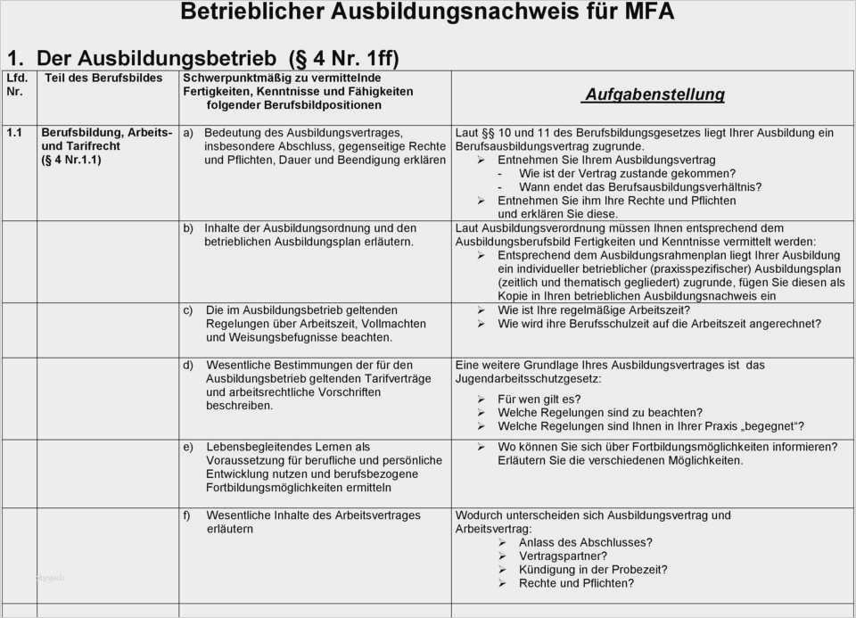 Berichtsheft Vorlage Pdf Fabelhaft Berichtsheft Mfa Vorlage Großartig Betrieblicher