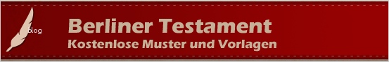 Berliner Testament Vorlage Einzigartig Berliner Testament Vorlage Mit Zusatzklausel