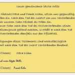 Berliner Testament Vorlage Kostenlos Gut Vorlage Berliner Testament – Vorlagen 1001