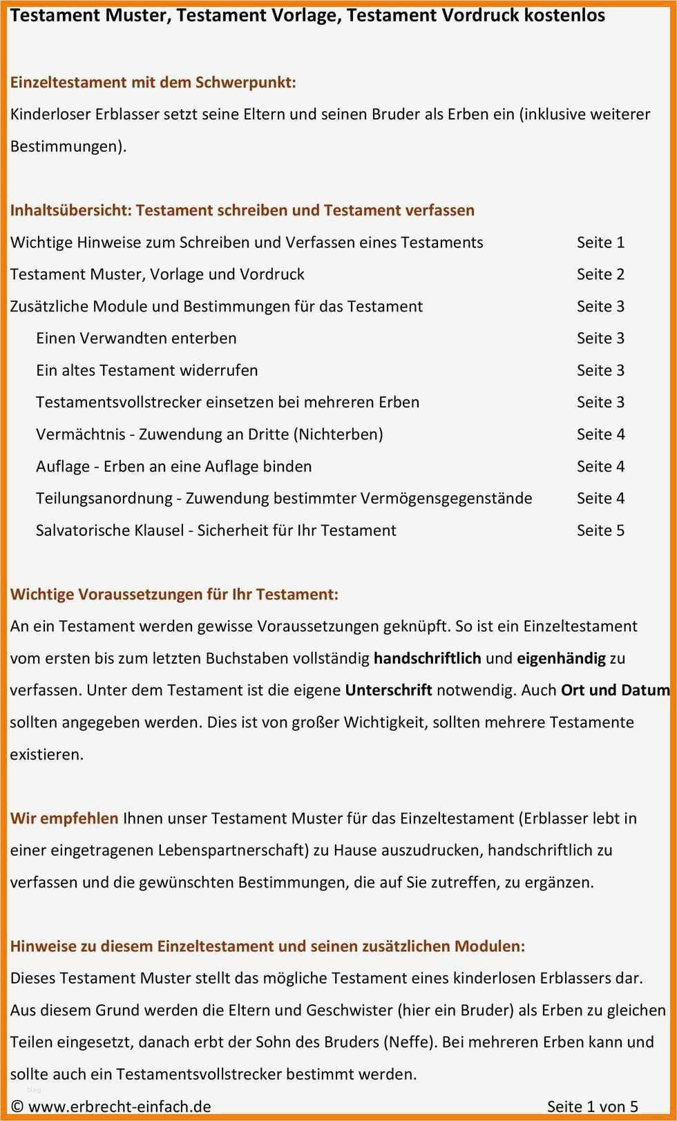 Berliner Testament Vorlage Süß 12 Vorlage Berliner Testament