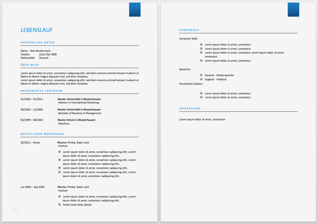 Berufsbild Vorlage Best Of Lebenslaufvorlage 2017 2018 Meinebewerbung