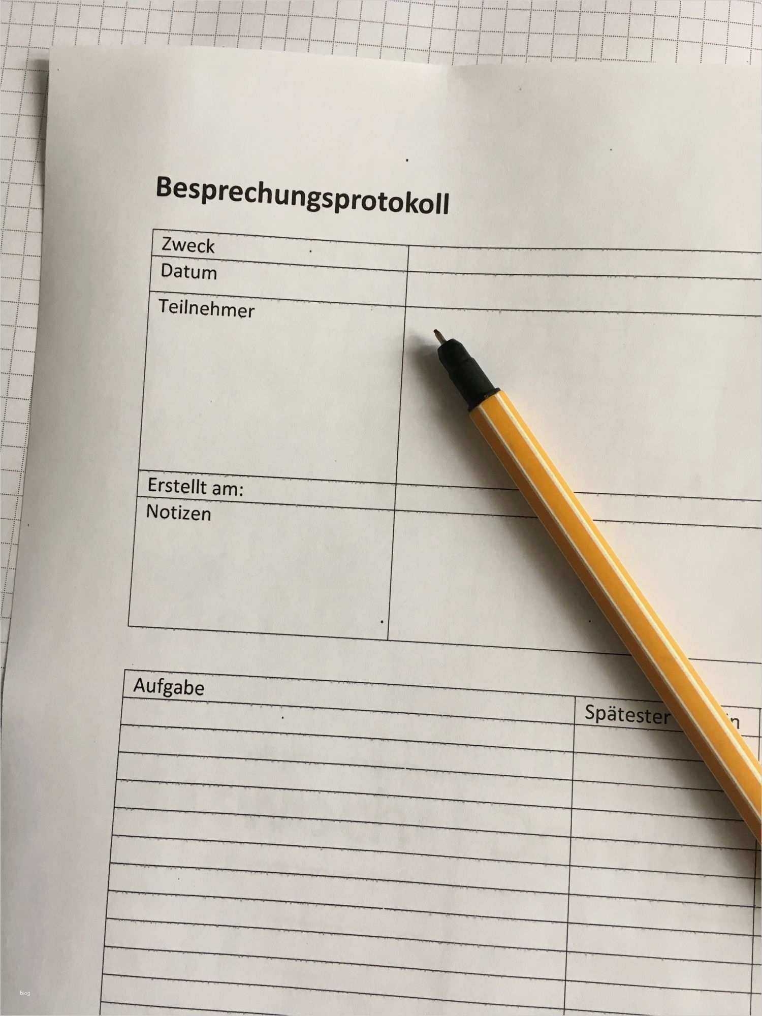Besprechungsprotokoll Vorlage Excel Fabelhaft Protokoll Besprechungsprotokoll Vorlage