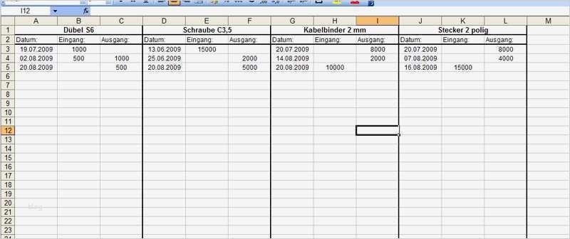 Bestandsliste Excel Vorlage Erstaunlich Waren Lagerverwaltung Mit Excel Fice Loesung