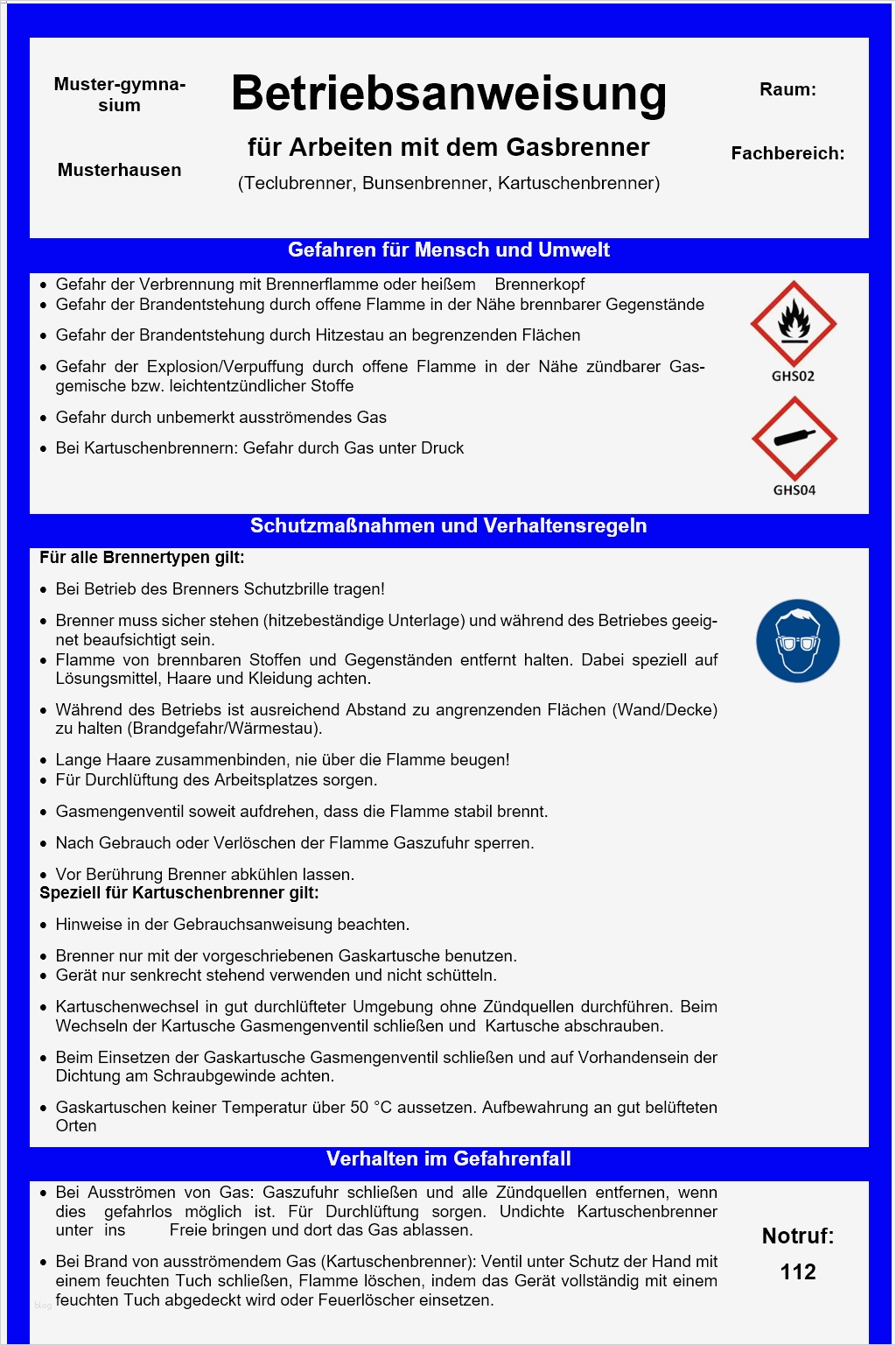 Betriebsanleitung Erstellen Vorlage Wunderbar Schön Betriebsanweisungen Vorlage Ideen Beispiel